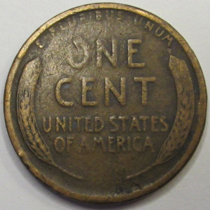 1914 S Lincoln Wheat Cent - antique San Francisco mintmark penny