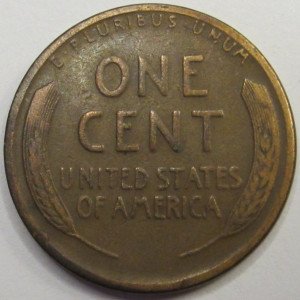 1924 D Lincoln Wheat Centj - antique Denver mintmark low mintage coin