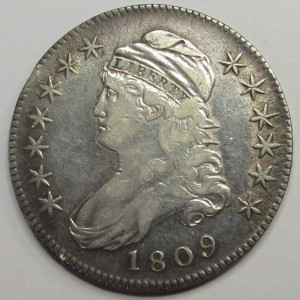1809 Capped Bust Half Dollar - O-109a - early American silver half