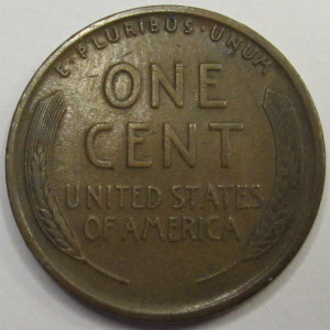 1918 Lincoln Wheat Cent - antique American wheat penny