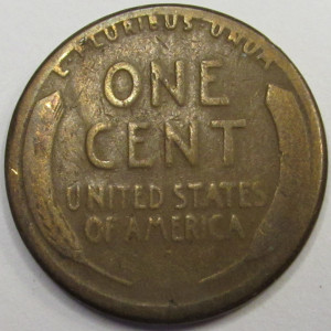 1926 S Lincoln Wheat Cent - antique San Francisco mintmark wheat penny