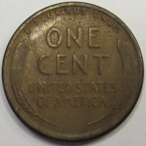 1928 S Lincoln Wheat Cent - antique San Francisco mintmark wheat penny