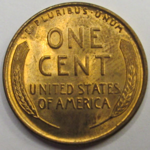 1938 Lincoln Wheat Cent - antique American uncirculated penny