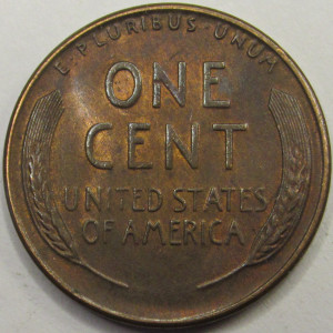 1937 Lincoln Wheat Cent - antique original American wheat penny