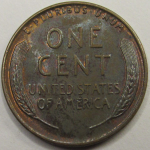 1939 Lincoln Wheat Cent - antique American wheat penny