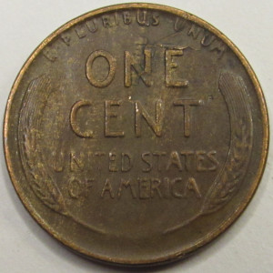 1933 Lincoln Wheat Cent - antique Great Depression era American wheat penny