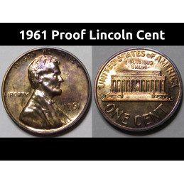 1961 Proof Lincoln Wheat...
