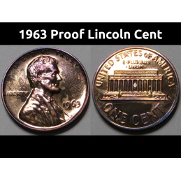 1963 Proof Lincoln Memorial...