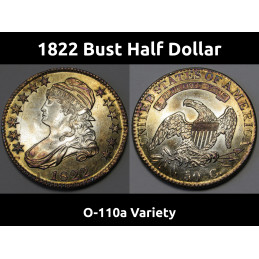 1822 Bust Half Dollar -...