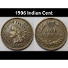 1906 Indian Head Cent - great condition 116 year old antique US penny