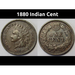 1880 Indian Head Cent - 142...