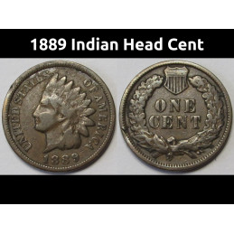 1889 Indian Head Cent - 133...