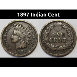 1897 Indian Head Cent -...