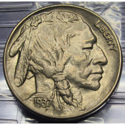 1937 S Buffalo Nickel -...