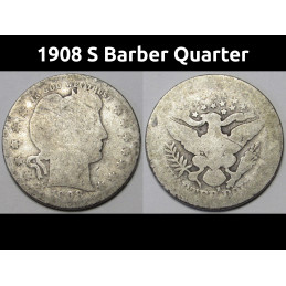 1908 S Barber Quarter -...