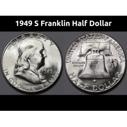 1949 S Franklin Half Dollar...