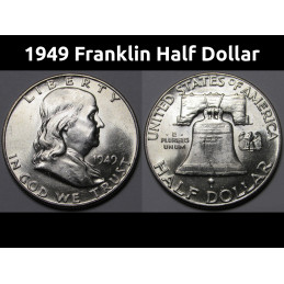 1949 Franklin Half Dollar -...