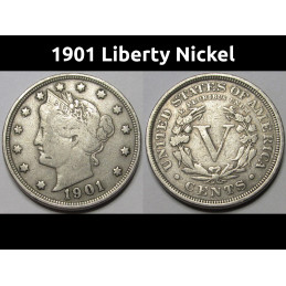 1901 Liberty Nickel -...