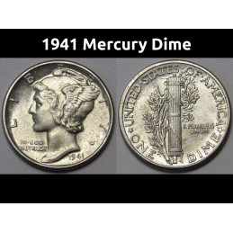 1941 Mercury Dime -...