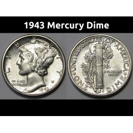 1943 Mercury Dime -...