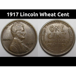 1917 Lincoln Wheat Cent -...