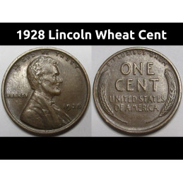1928 Lincoln Wheat Cent -...