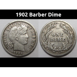 1902 Barber Dime - early...