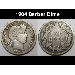 1904 Barber Dime - antique...
