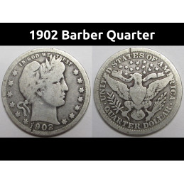 1902 Barber Quarter -...