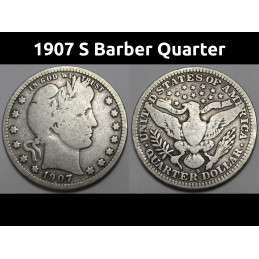 1907 S Barber Quarter -...
