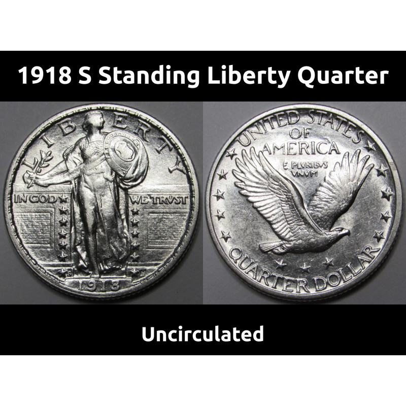 Standing Liberty Quarters