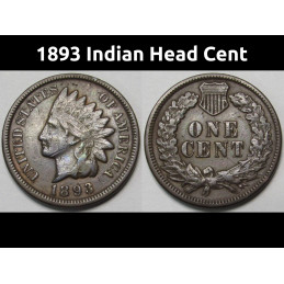 1893 Indian Head Cent -...