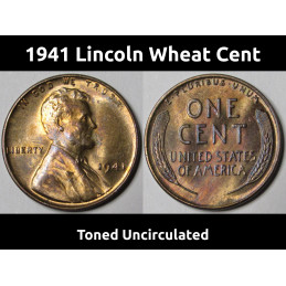 1941 Lincoln Wheat Cent -...