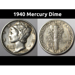 1940 Mercury Dime - vintage...