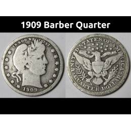 1909 Barber Quarter -...