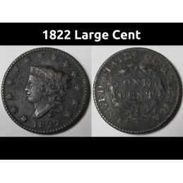 1822 Matron Head Large Cent...