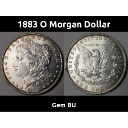 1883 O Morgan Dollar -...