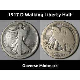 1917 D Walking Liberty Half...