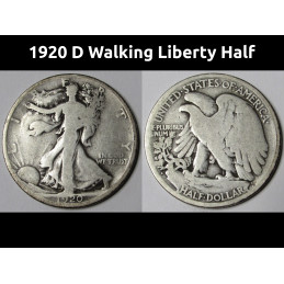 1920 D Walking Liberty Half...