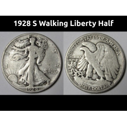 1928 S Walking Liberty Half...