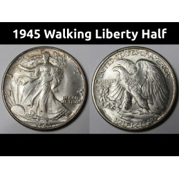 1945 Walking Liberty Half...