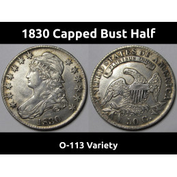 1830 Capped Bust Half...