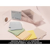 Archival Quality Mylar 2" coin holders - plastic flips + multicolor inserts - pack of 50 / 100 / 200
