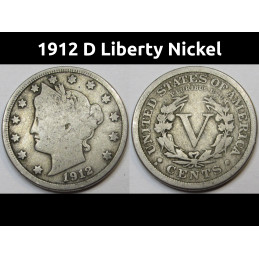1912 D Liberty Nickel -...