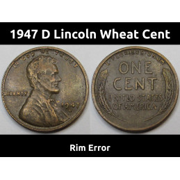 1947 D Lincoln Wheat Cent...
