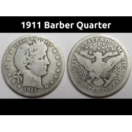 1911 Barber Quarter -...