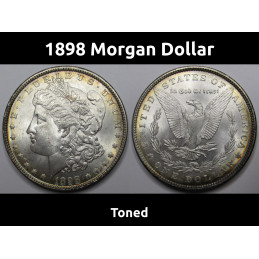 1898 Morgan Silver Dollar -...