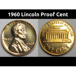 1960 Lincoln Proof Cent -...