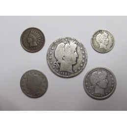 1902 Year Set of coins -...