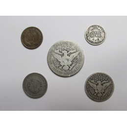 1906 Year Set of coins -...